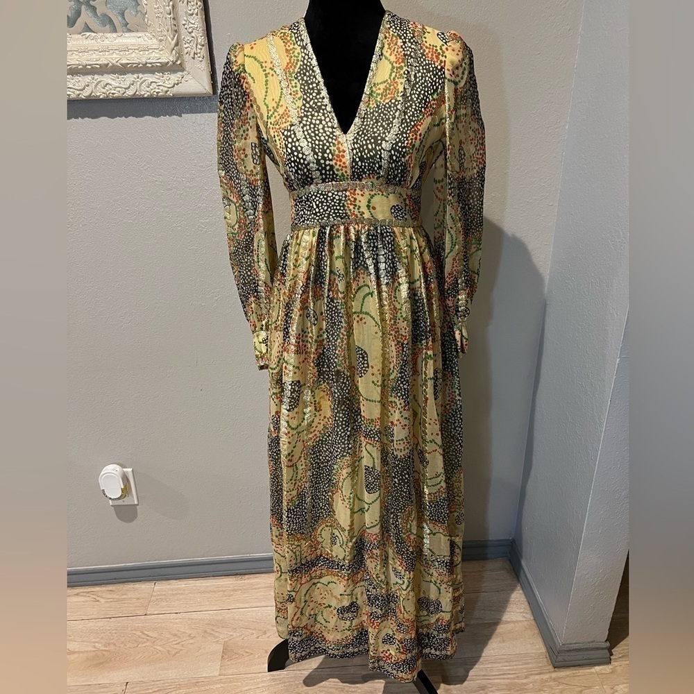 1960’s vintage bergdorf Goodman maxi dress - Picture 4 of 16